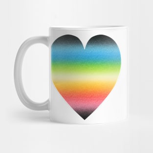 Gradient Queer Pride Heart Mug